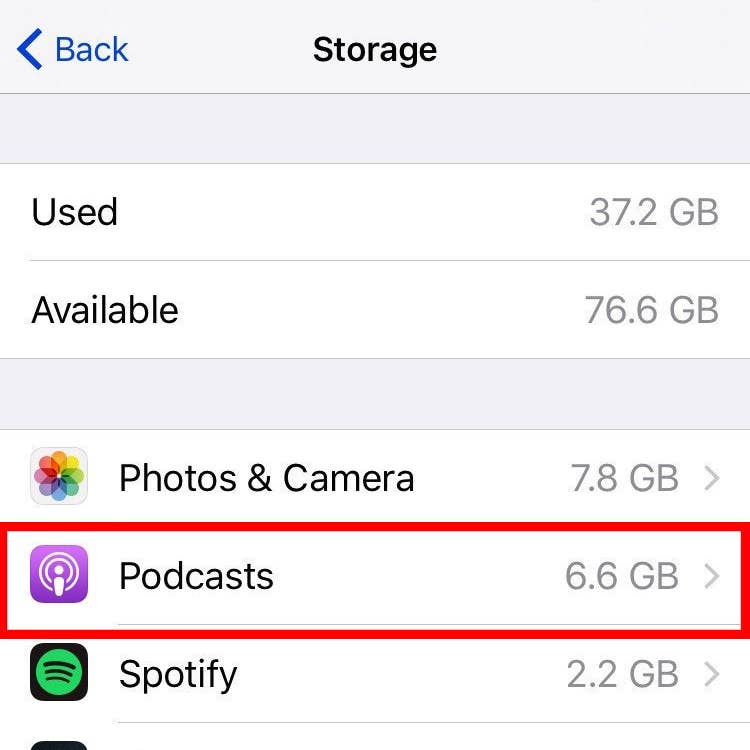 Spotify Iphone App Storage